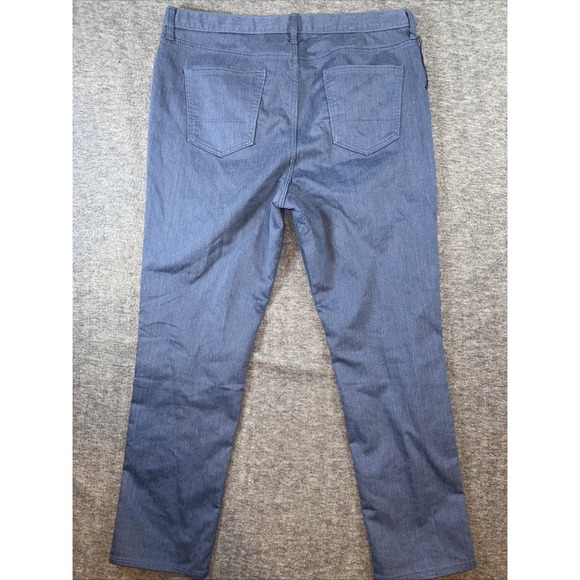 Banana Republic Men Travel Jean Pant Athletic Fit Stretch Blue Wash Sz 36x31 NEW - Picture 7 of 8